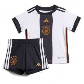 Tyskland babykläder Hemmatröja barn VM 2022 Korta ärmar (+ Korta byxor)